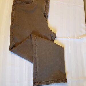 Haggar Women's Brown Jeans w/Studded Pockets